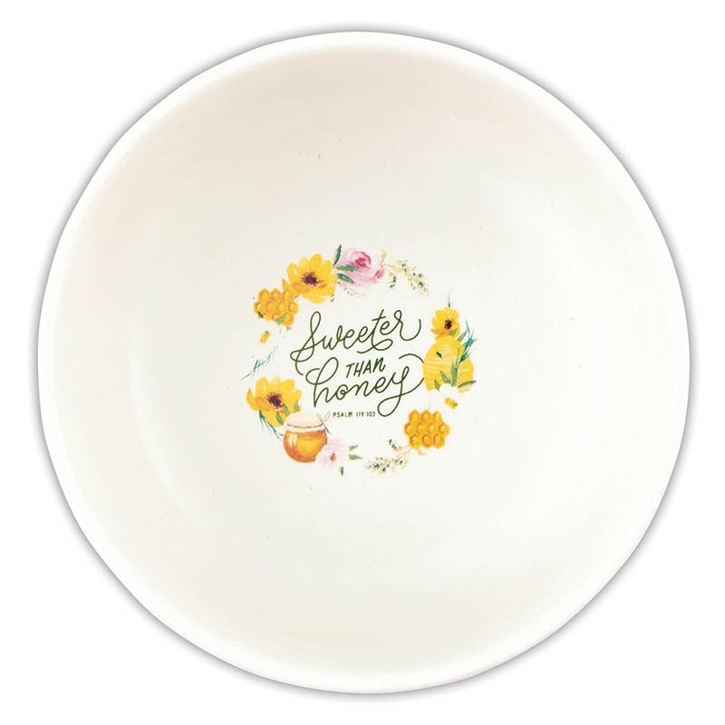 Trinket Tray-Sweeter Than Honey (Psalm 119:103) (4.5")