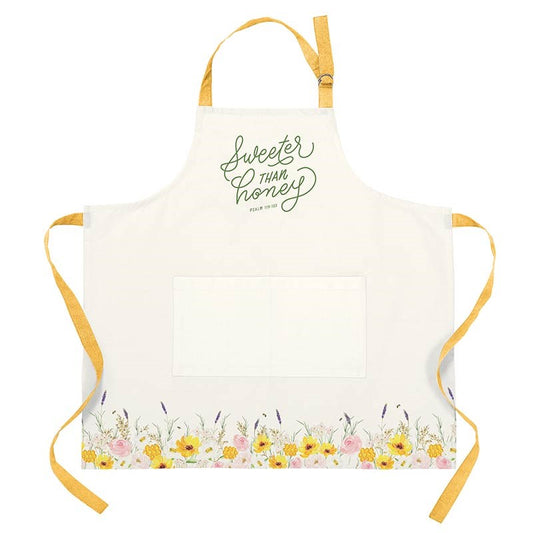 Apron-Sweeter Than Honey (Psalm 119:103) (31.5" x 28")