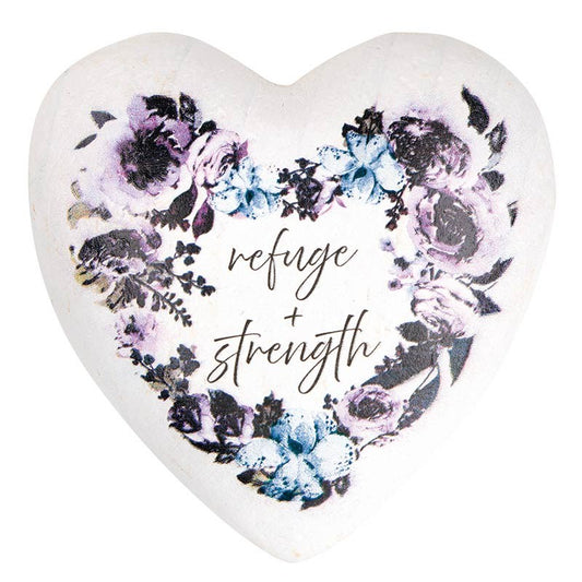 Handheld Heart-Refuge + Strength (Psalm 46:1)