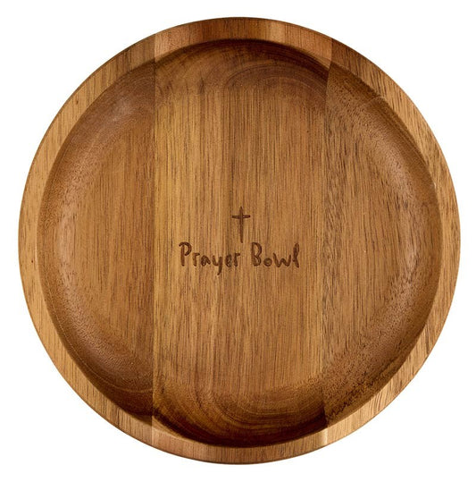 Prayer Bowl-Circle (7.75" Dia.) Includes 10 Prayer Cards