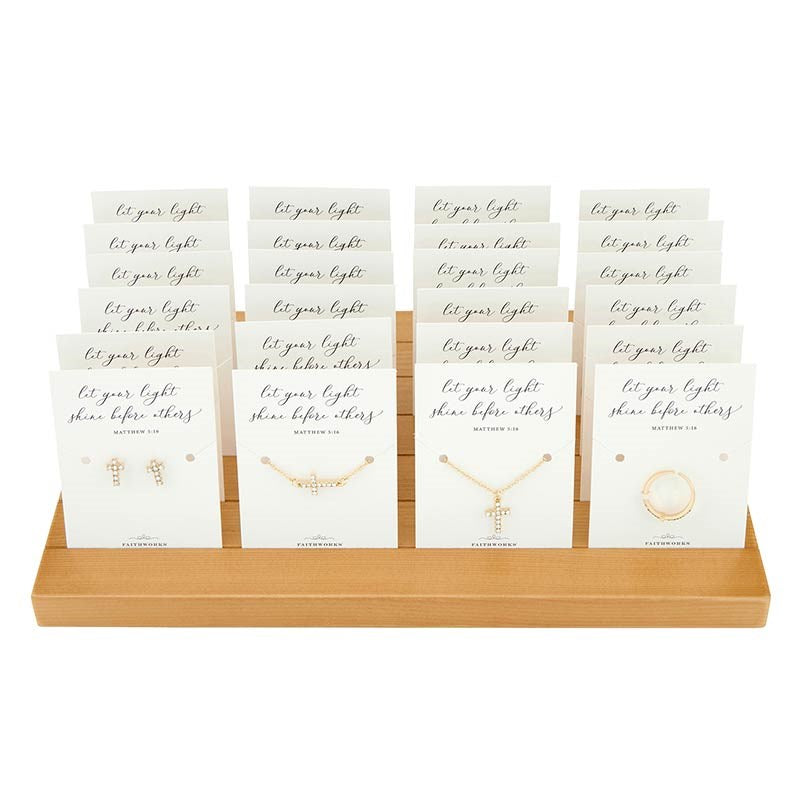 Jewelry-Diamond Cross Filled Display (4 Asst) (24Pcs)(PKTG)