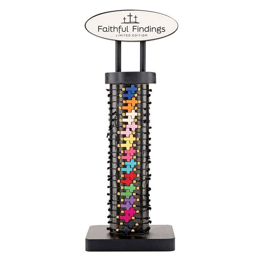 Bracelet-Stone Tie Filled Display (12 Asst) (24 Pcs)