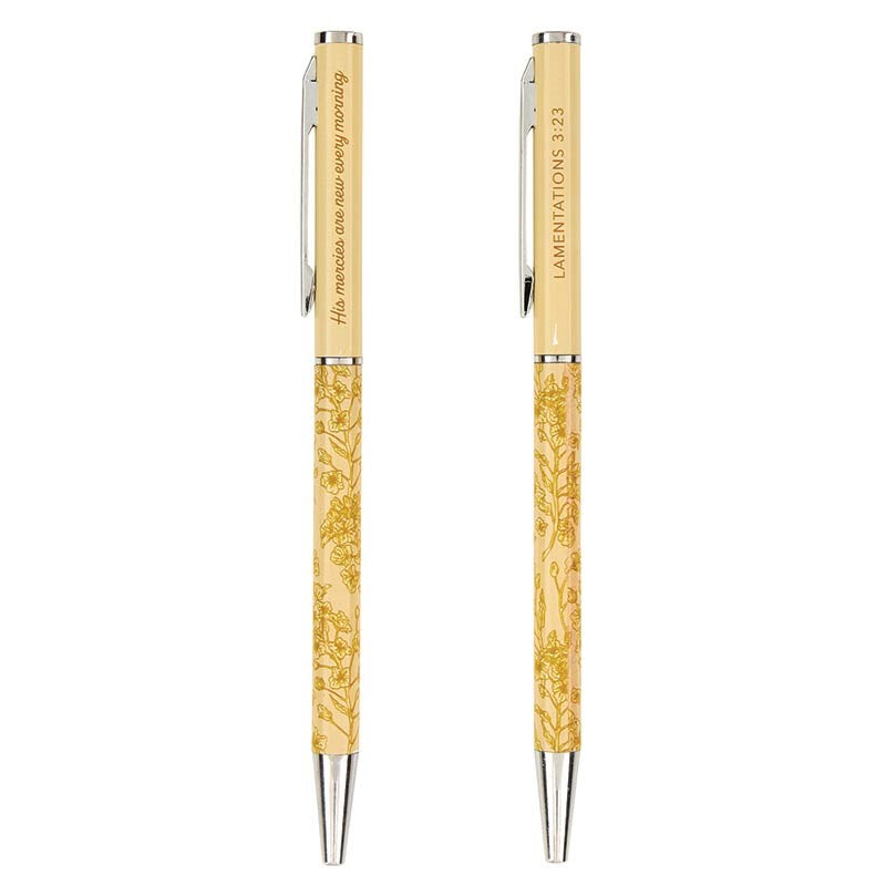 Pen Set-His Mercies (Set Of 2)