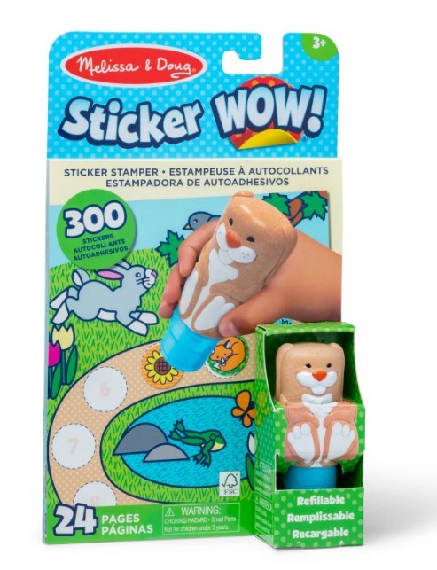 Sticker Wow! Bunny w/Book & Stickers (Ages 3+)