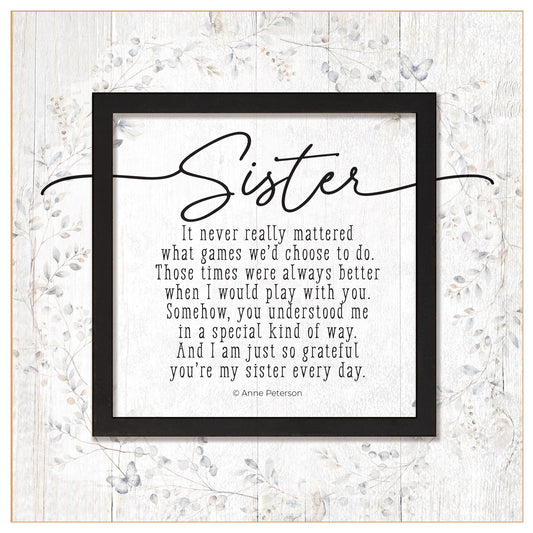 Plaque-Layered Grace-Sister (6 x 6)
