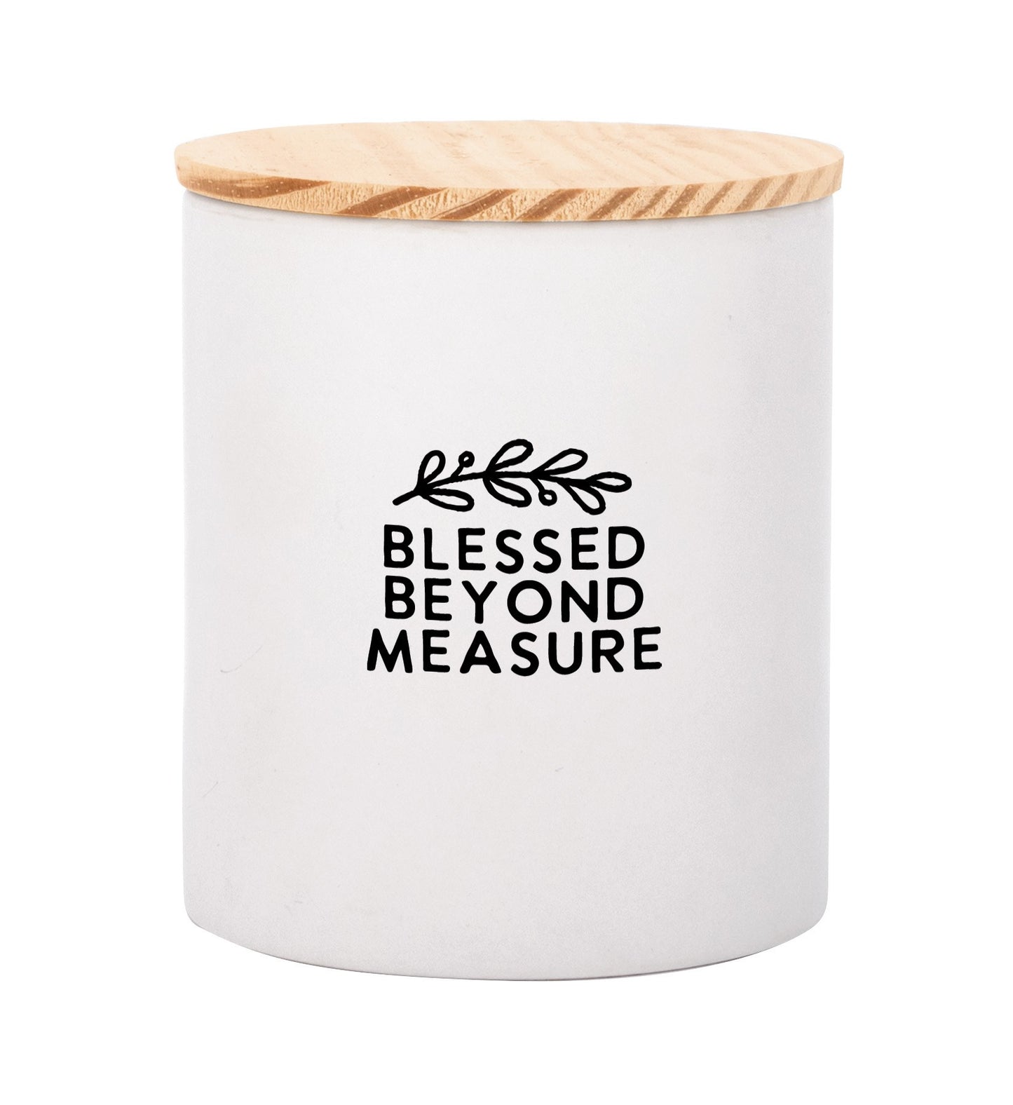 Canister-Blessed Beyond Measure W/ Lid