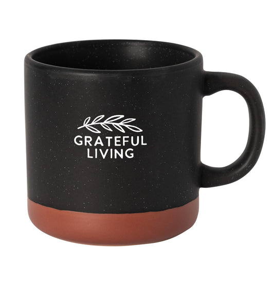 Designer Mugs-Heartside-Grateful Living (14 Oz)