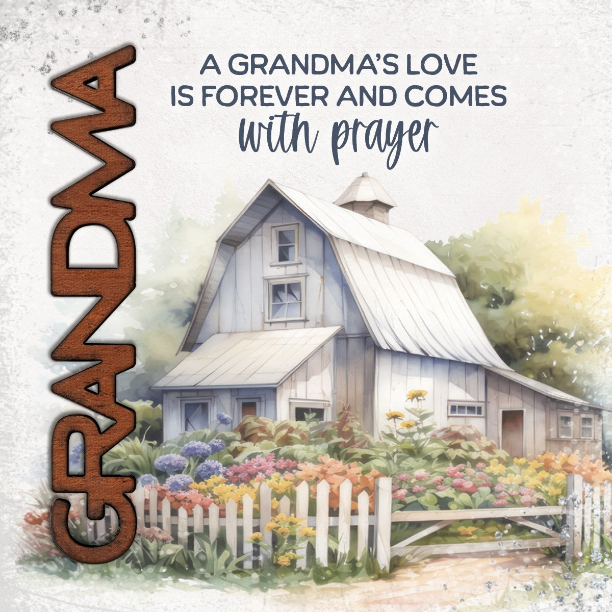 Magnet-Crafted Remindables-A Grandma's Love (3.5 Sq)