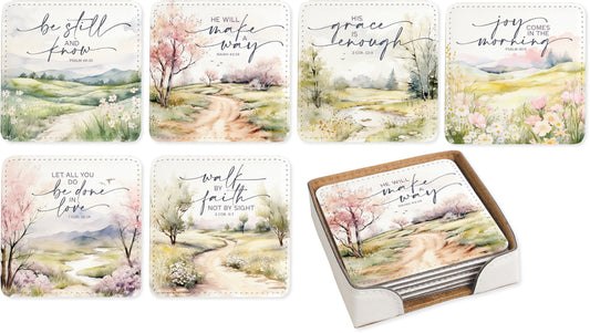 Coaster Set-Landscape Assorted (Set of 6)