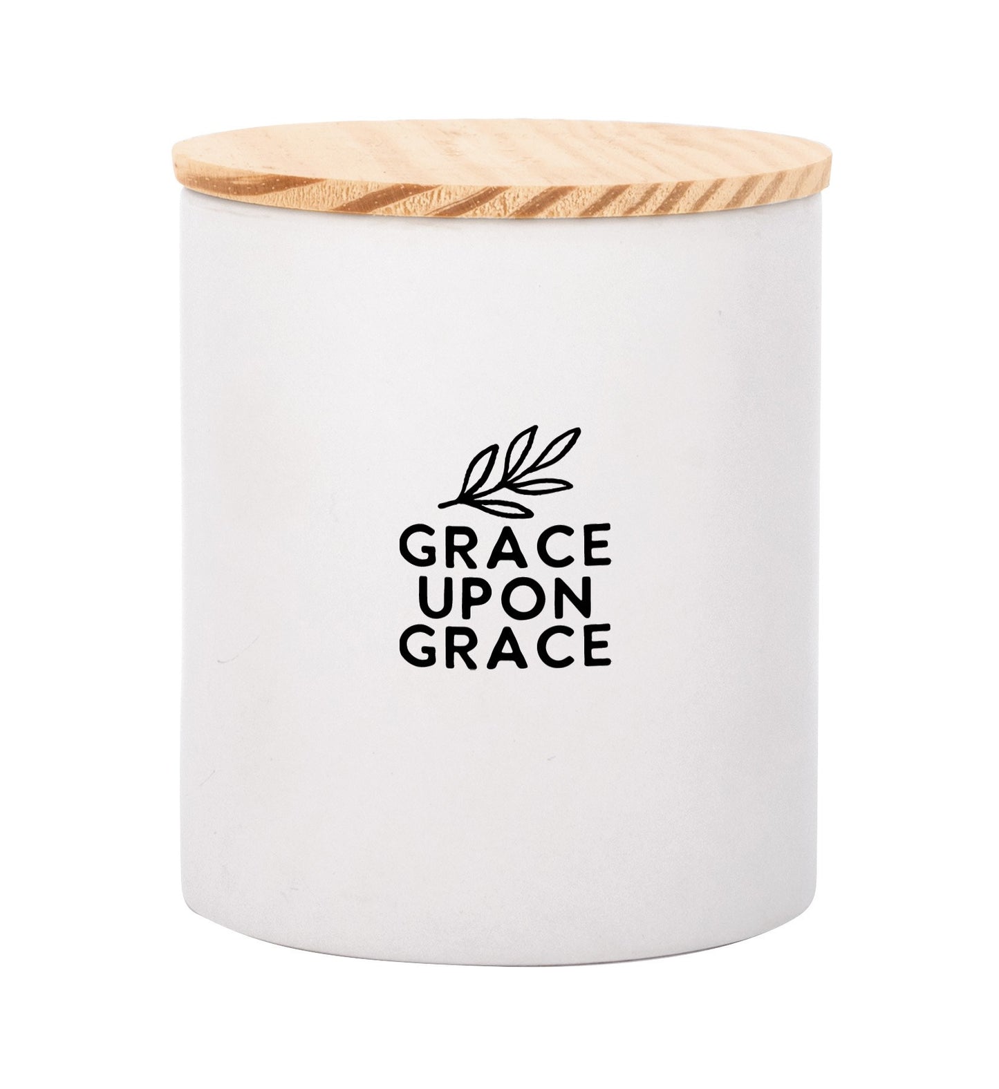 Canister-Grace Upon Grace W/ Lid