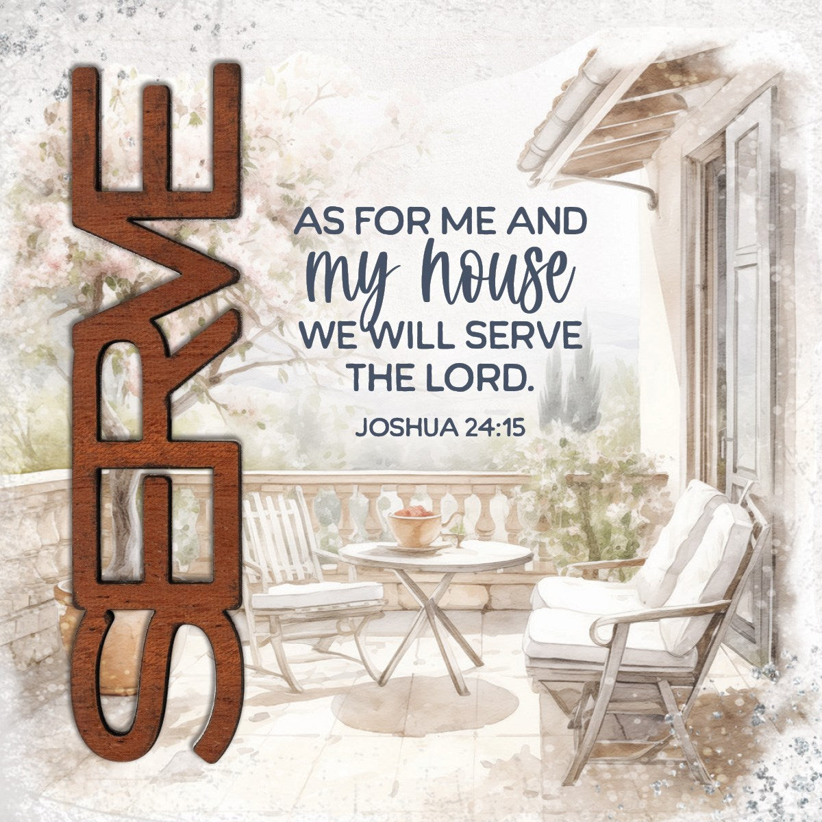 Magnet-Crafted Remindables-Serve-As For Me & My House (3.5 Sq)