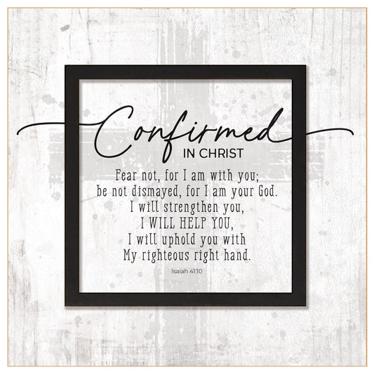 Plaque-Layered Grace-Confirmed In Christ (6 x 6)