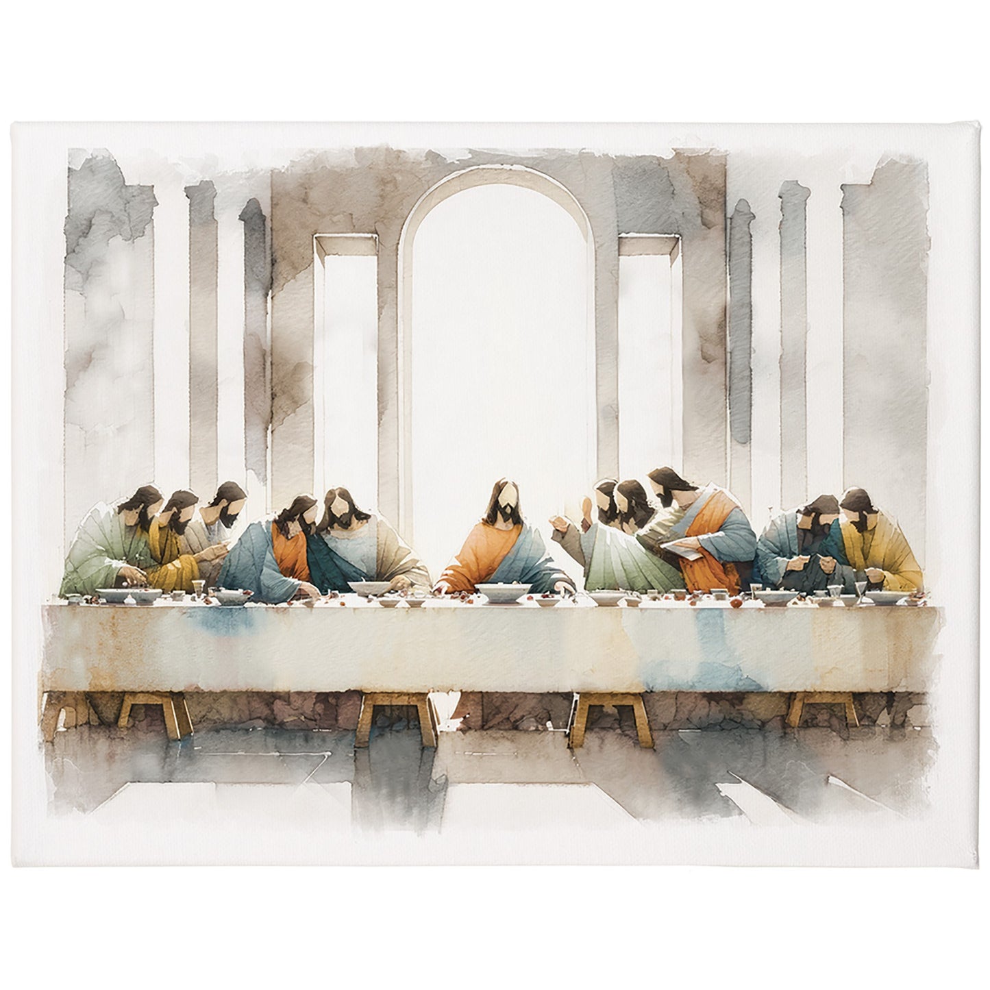 Wrapped Canvas-Last Supper Act (17 x 13)