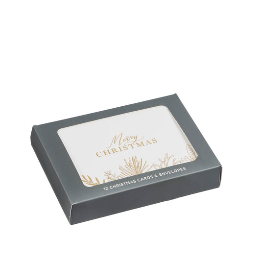 Boxed Cards-Merry Christmas Assorted (Box Of 12)
