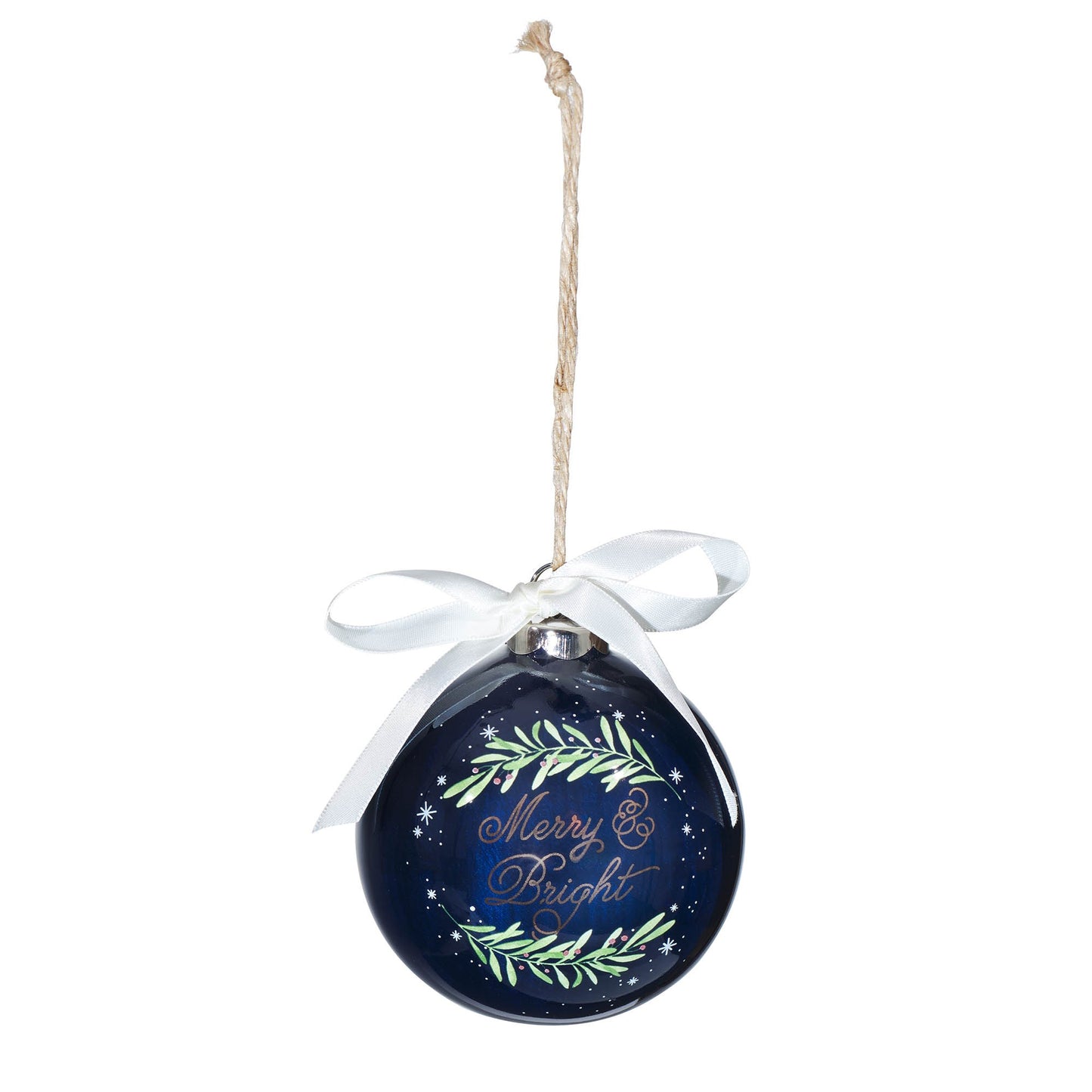 Ornament-Merry & Bright (3.1 Dia Round)