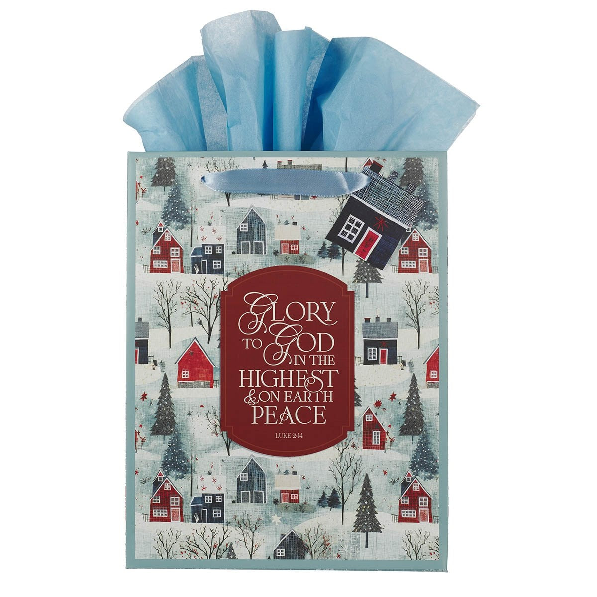 Gift Bag-Large Portrait-Glory to God Luke 2:14