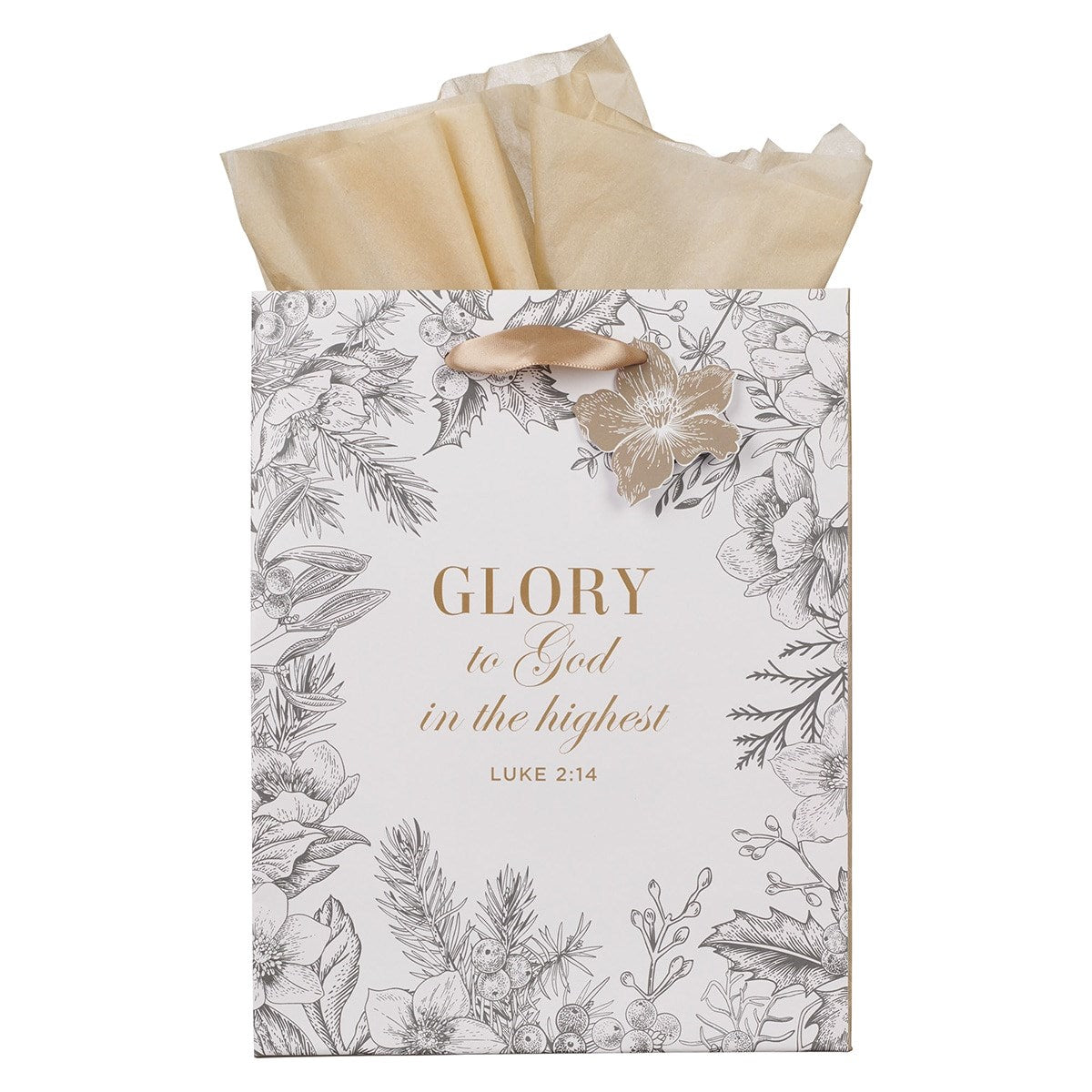 Gift Bag-Medium-Glory to God Luke 2:14