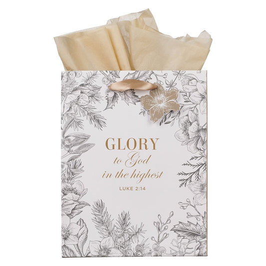 Gift Bag-Medium-Glory to God Luke 2:14