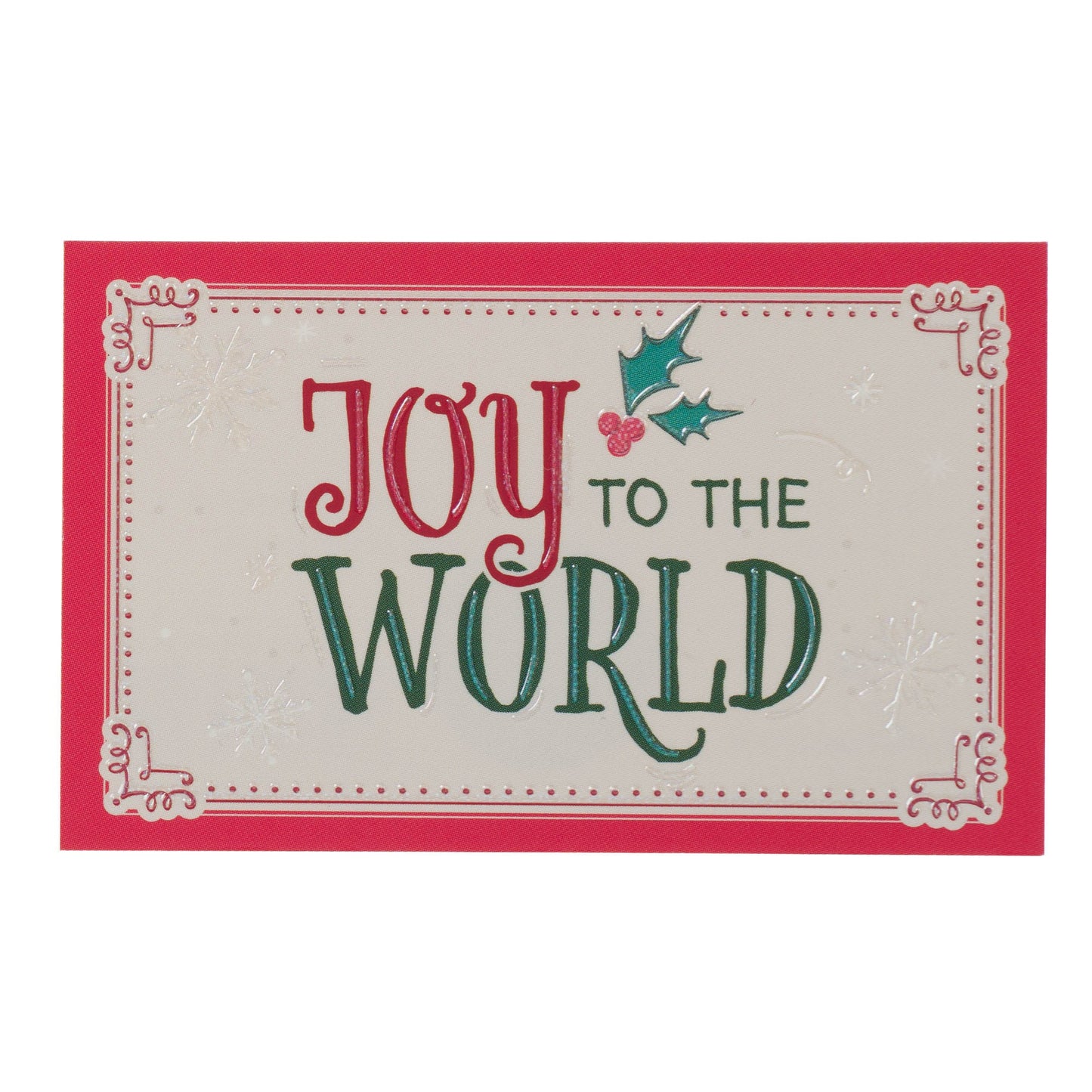 Pass-Around Card-Joy to the World-Luke 2:10 (Pack Of 25)