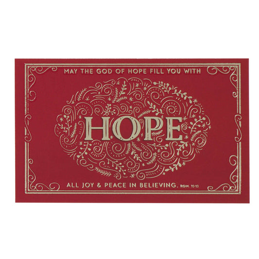 Pass-Around Card-Hope-Romans 15:13 (Pack Of 25)