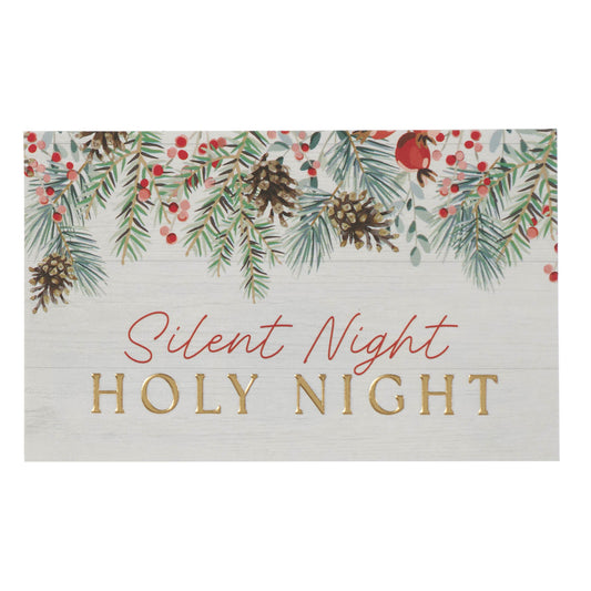 Pass-Around Card-Silent Night-Matt. 2:11 (Pack Of 25)