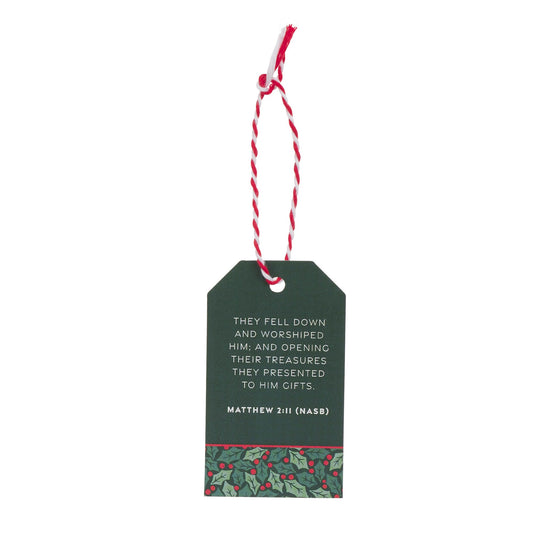 Gift Tags-Christmas Plaid (Set of 16)