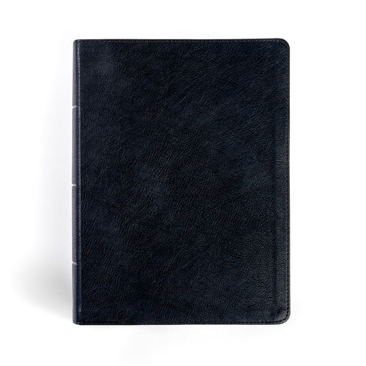 CSB Study Bible/Large Print  Digital Study Edition-Black LeatherTouch Indexed