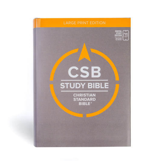 CSB Study Bible/Large Print  Digital Study Edition-Hardcover
