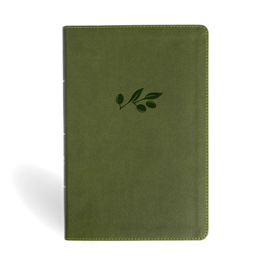 NASB 2020 Personal Size Giant Print Bible-Olive LeatherTouch