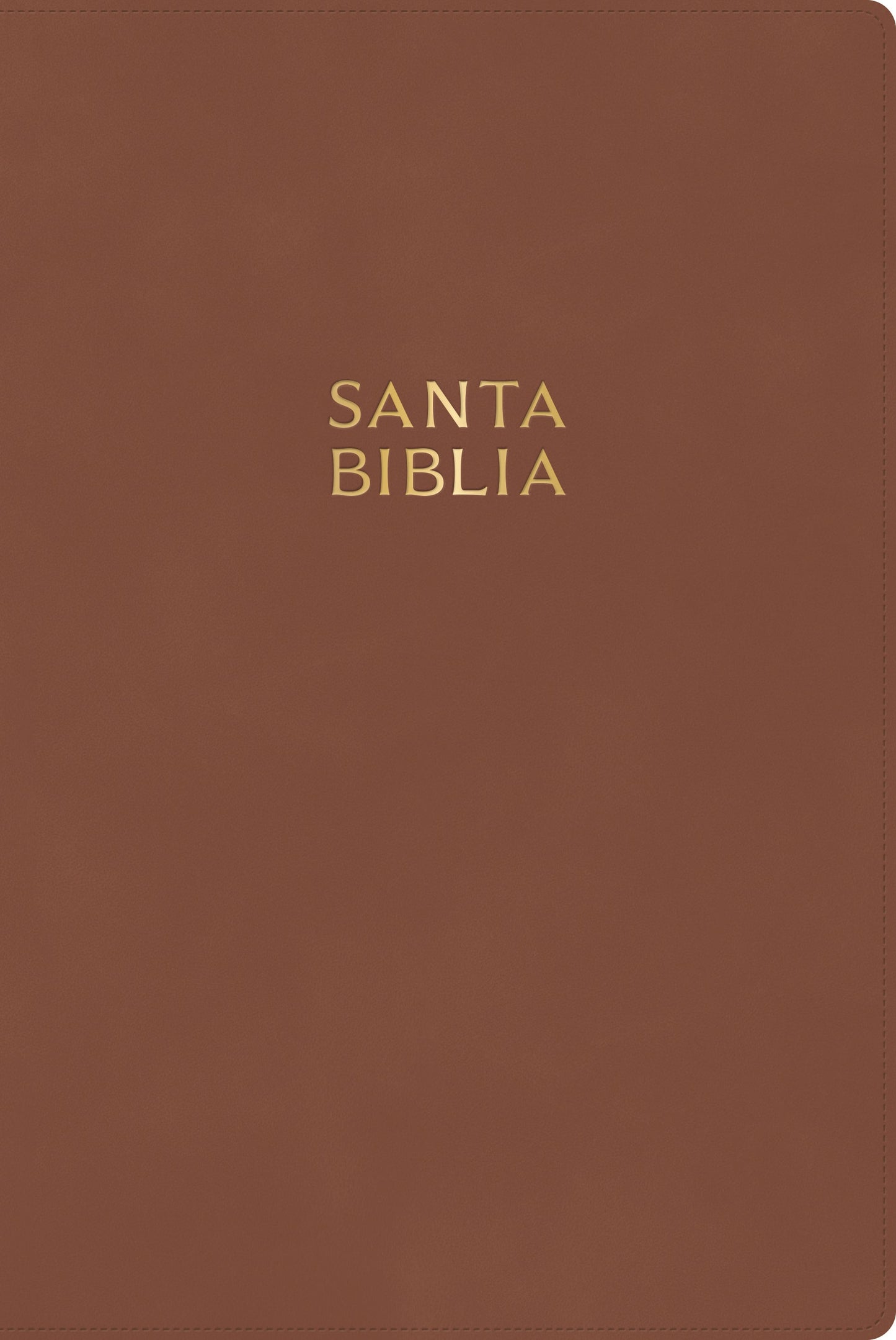 RVR 1960 Biblia Letra Gigante con Referencias (Giant Print Bible w/References)-Coffee Brown LeatherTouch