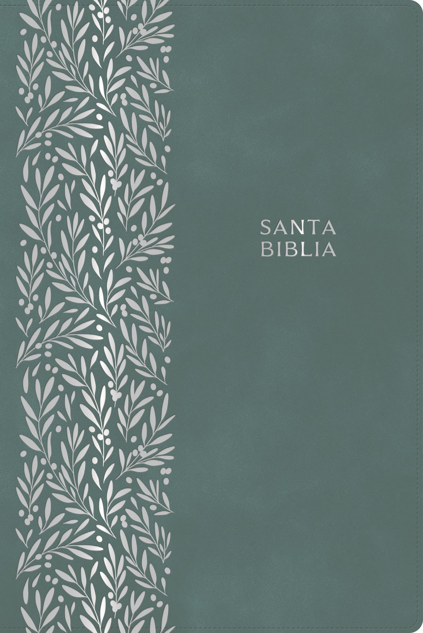 RVR 1960 Biblia Letra Gigante con Referencias (Giant Print Bible w/References)-Emerald Green LeatherTouch