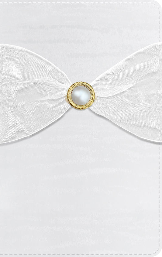 RVR 1960 Biblia Recuerdo de Boda (Keepsake Bride's Bible)-White & Gold LeatherTouch