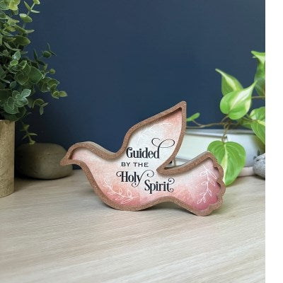 Home Decor-Standing Dove (4" x 6" x 1")