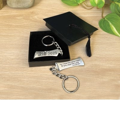 Key Ring-Class Of 2025 Diploma (Jeremiah 29:11)