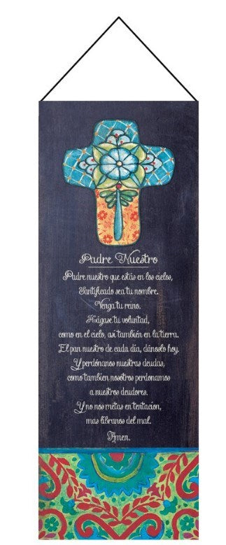 Spanish Wall Panel-The Lord's Prayer (13" x 36")