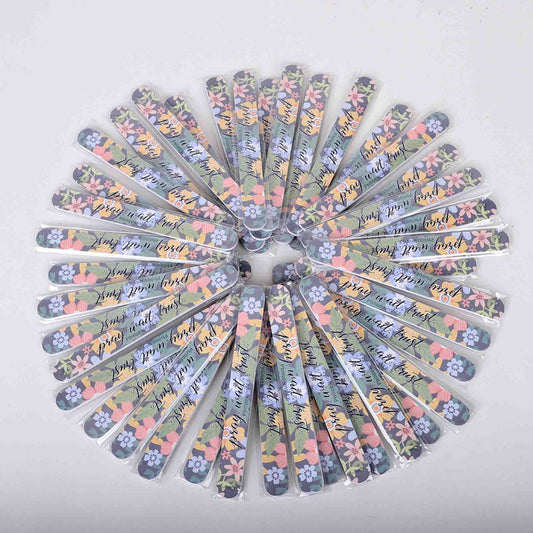 Fingernail File-Pray  Wait  Trust (Pack Of 72)