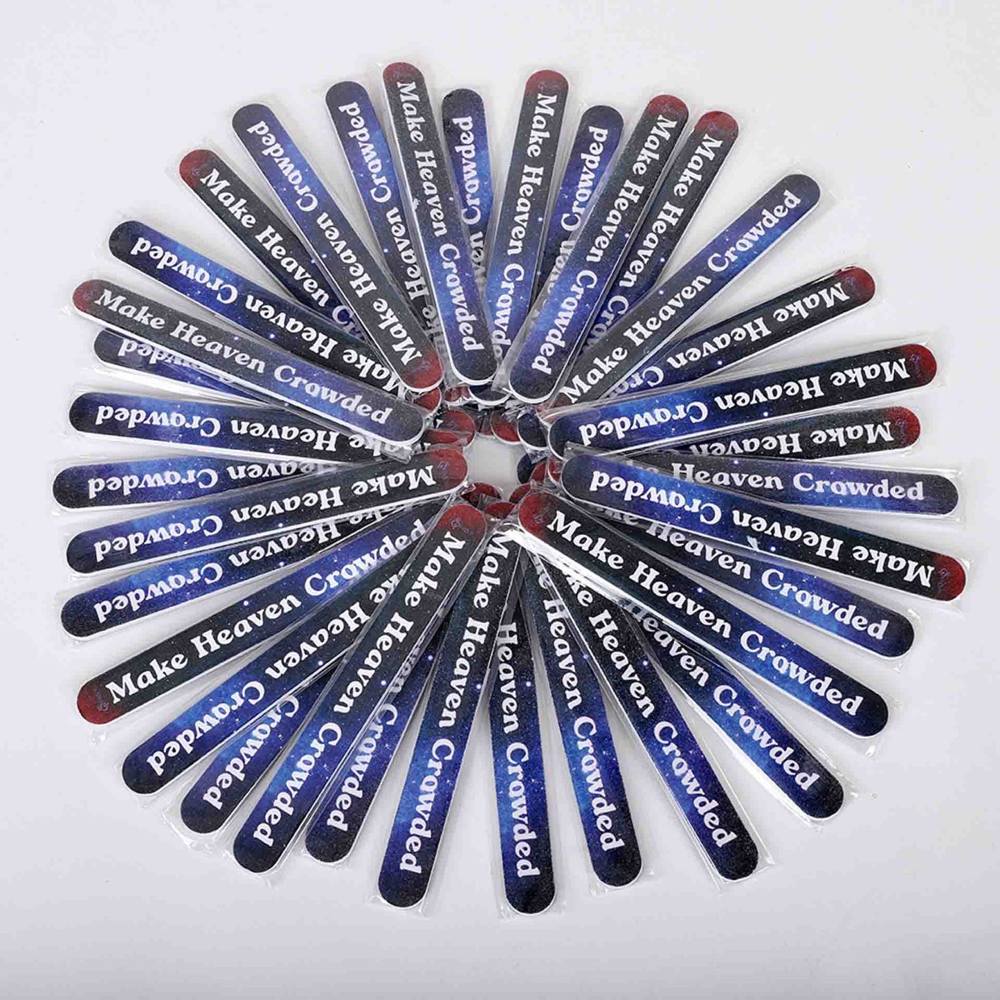 Fingernail File-Make Heaven Crowded (Pack Of 72)