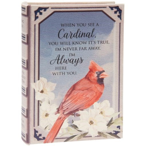 Decorative Book Box-When You See A Cardinal (6" x 8.75" x 2") (#17404)