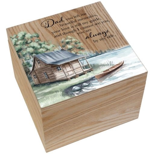 Memory Box-Dad Memories (8" x 6" x 8") (#27366)