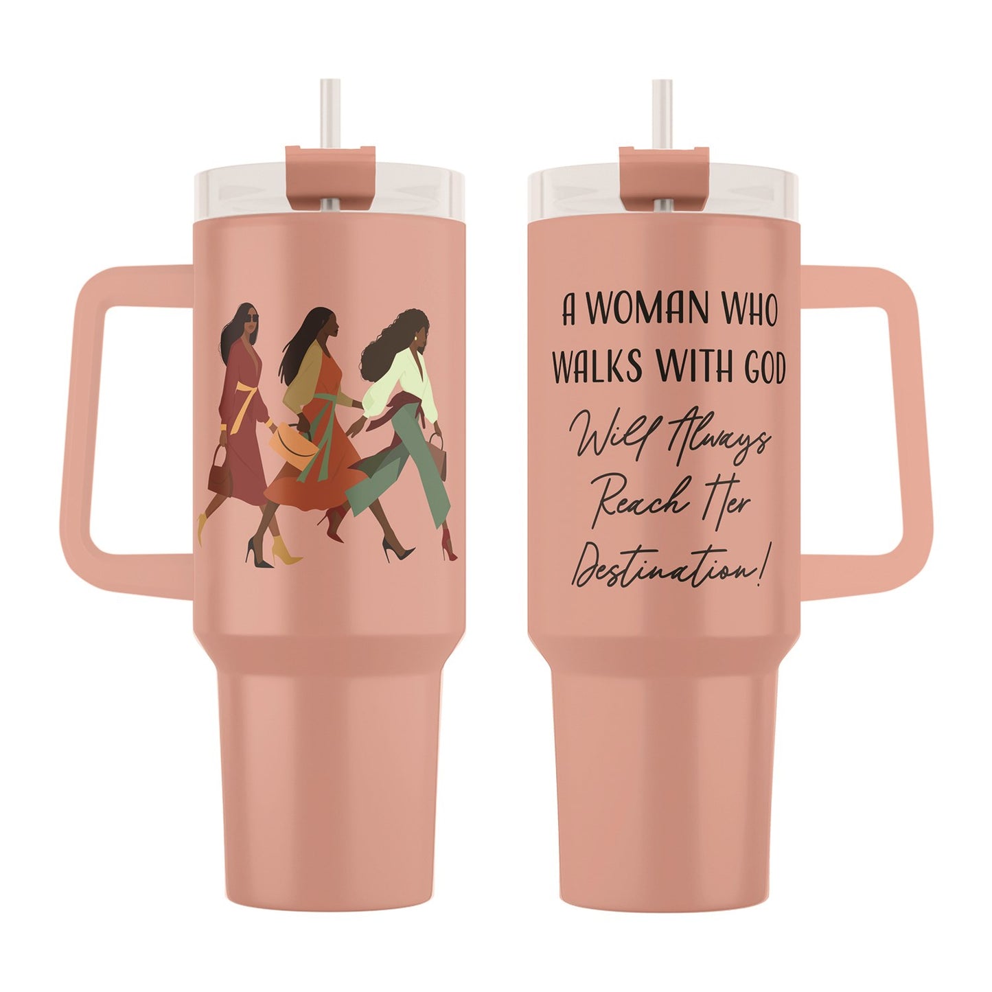 Tumbler-Woman With God (40 Oz)