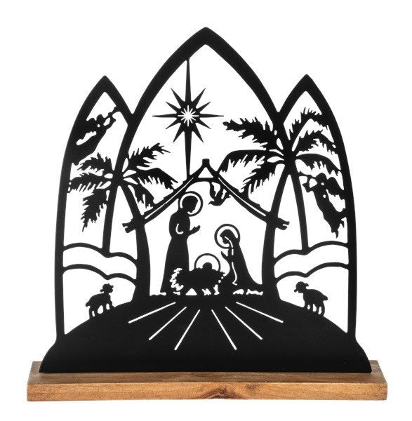Home Decor-Laser Cut Holy Family (9" x 9.25")