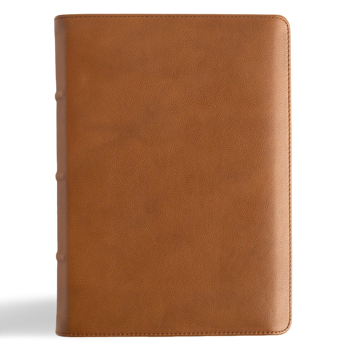 CSB He Reads Truth Bible (Holman Handcrafted Collection)-Saddle Brown Premium Calfskin