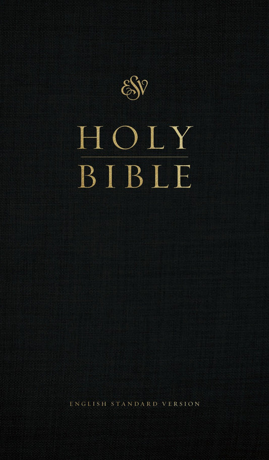 ESV Church Bible (RL)-Black Hardcover