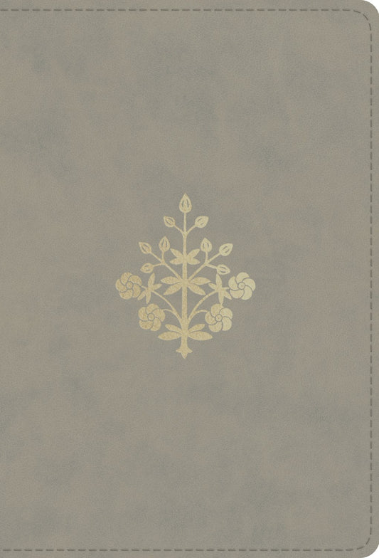 Esv Large Print Compact Bible (RL)*-Stone  Branch Design Trutone