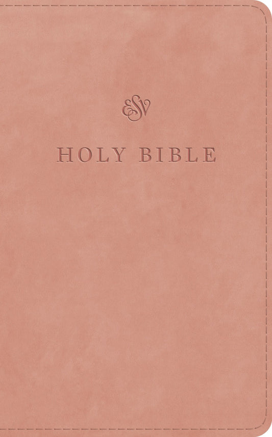 Esv Premium Church Bible*-Blush Rose Trutone