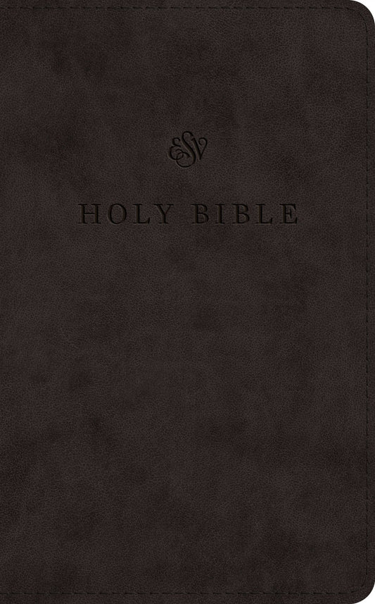 ESV Premium Church Bible (RL)-Black TruTone