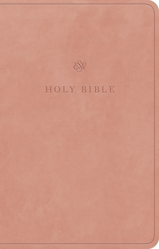 ESV Premium Gift Bible-Blush Rose TruTone