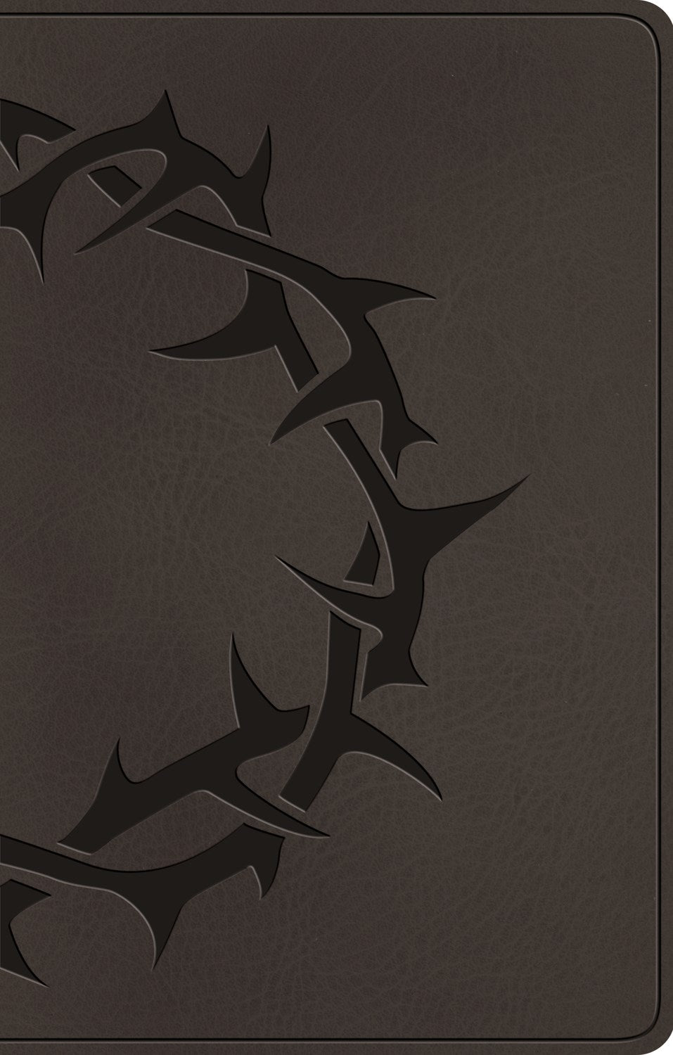 Esv Premium Gift Bible*-Charcoal  Crown Design Trutone