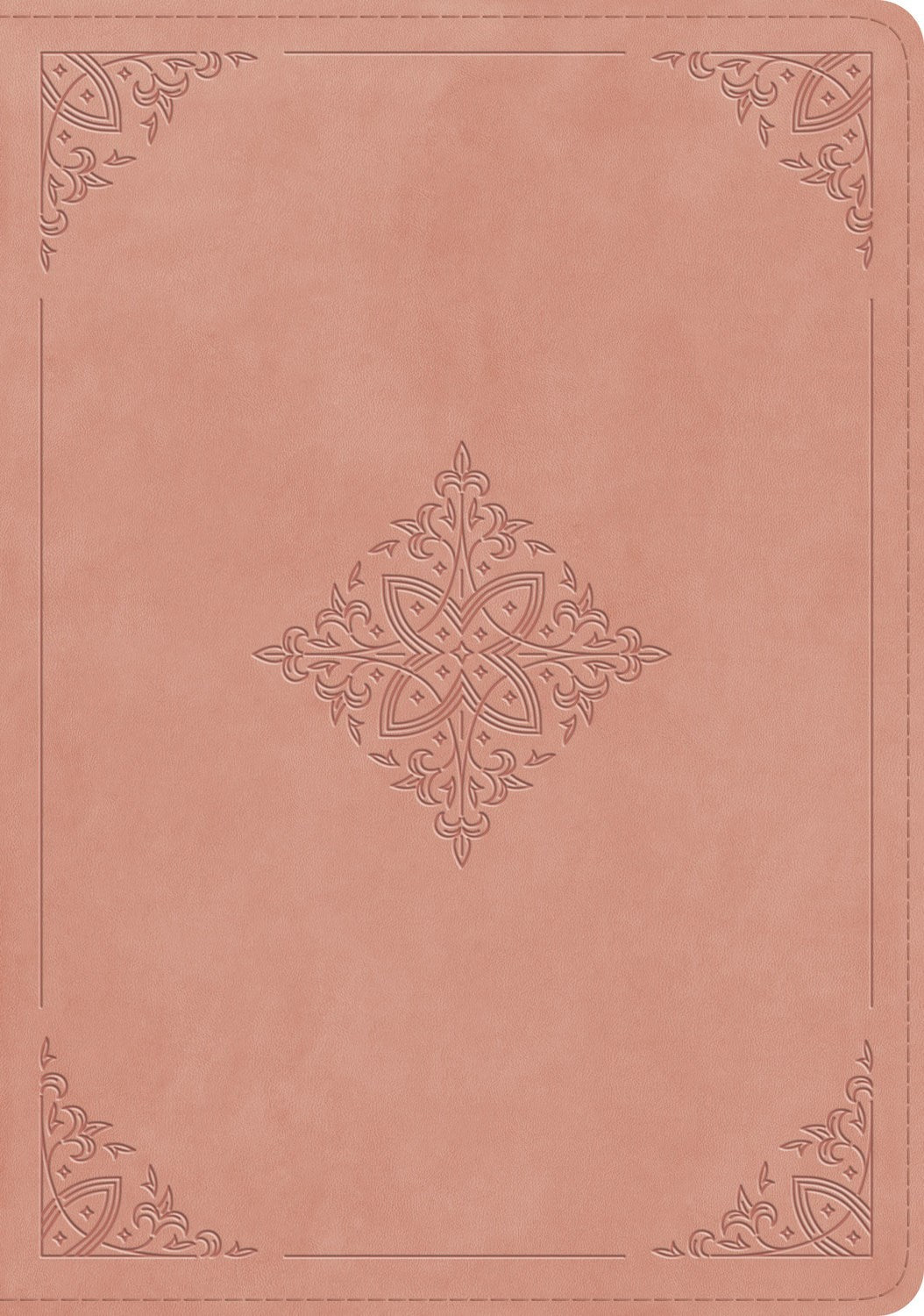 ESV Study Bible-Blush Rose  Fleur-de-lis Design TruTone