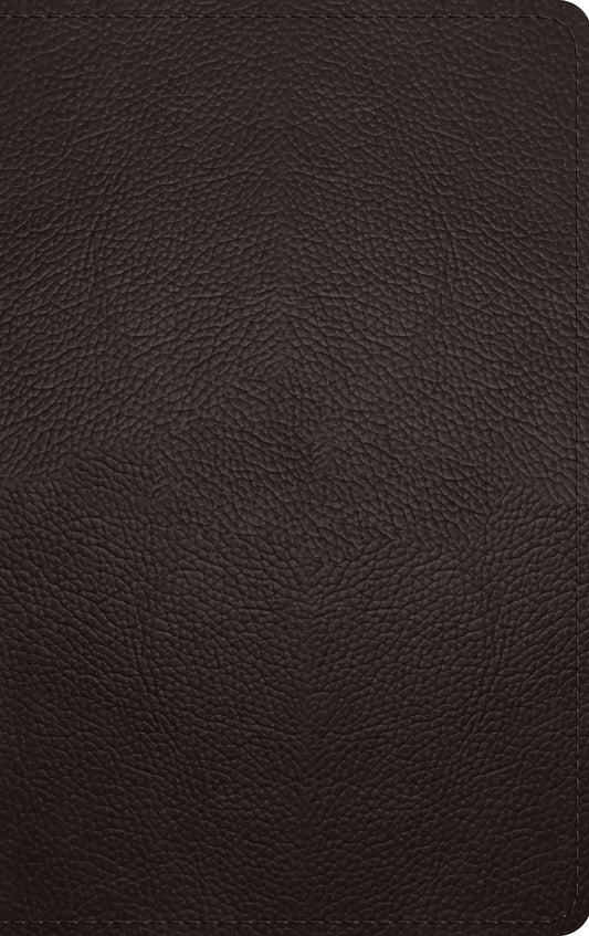 Esv Thinline Bible (Rl)*-Deep Brown Buffalo Leather